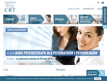 Tablet Screenshot of cbt.pl